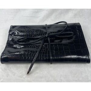 BH Cosmetics 15-Piece Makeup Brush Set Black Vinyl Roll-Up Case New